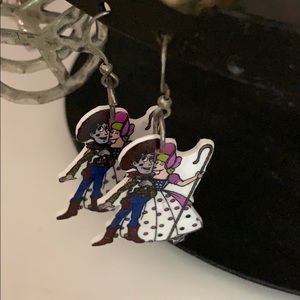 Woody and Bo Peep earrings Toy Story